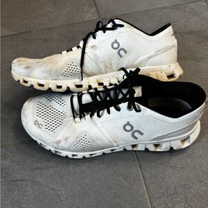 On Running White Athletic Shoes